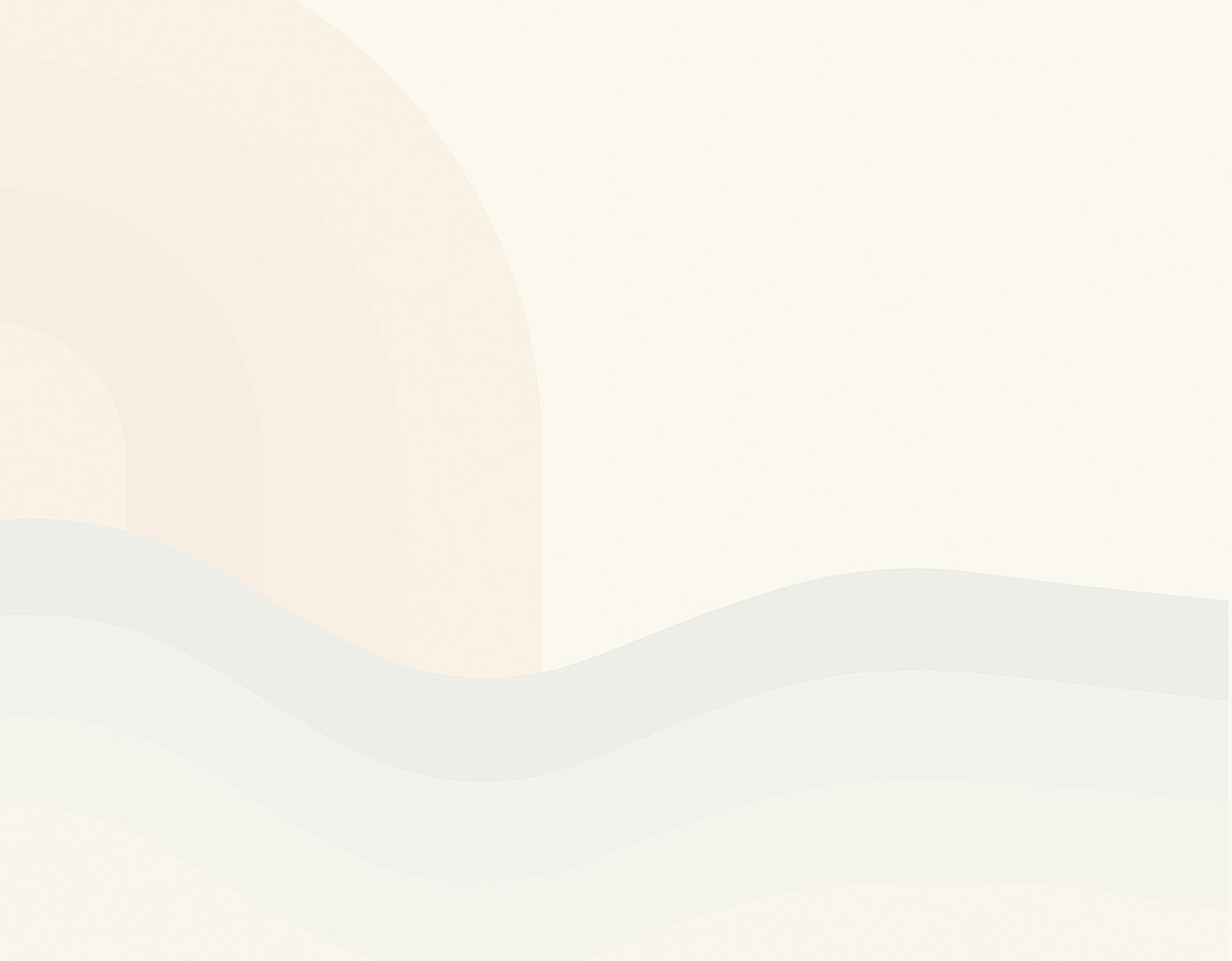 Abstract pastel waves and arches background.